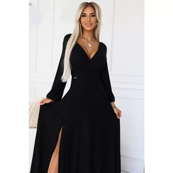  Rochie NUMOCO NELA 572-2 NEGRU 