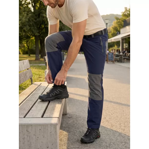  Pantaloni pentru bărbați ALTISPORT NoPrint NP/ALM6021NJ BLEUMARIN/CARBON 