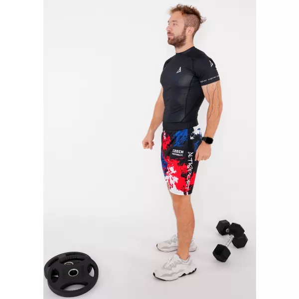  Pantaloni scurți funcționali premium pentru bărbați, fără buzunare ALTISPORT VOJ/ALM036KRA02 PETE 