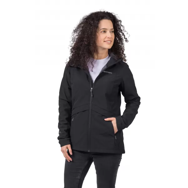  Jachetă softshell pentru femei HANNAH BRIA ANTRACIT 