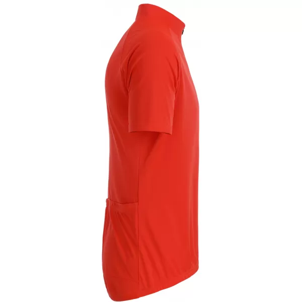  Tricou de ciclism pentru bărbați ALTISPORT NoPrint NP/ALM215NJ PORTOCALIU STRĂLUCITOR 