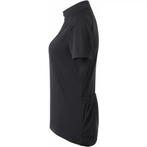  Tricou de ciclism pentru femei ALTISPORT NoPrint NP/ALW115NJ NEGRU 