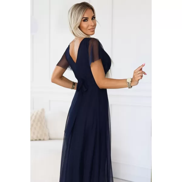  Rochie NUMOCO NASTIA 562-1 SEA -BLUE 