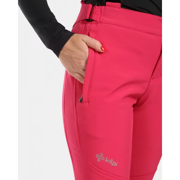  Pantaloni de schi softshell pentru femei KILPI RHEA-W WL0409KI ROZ 