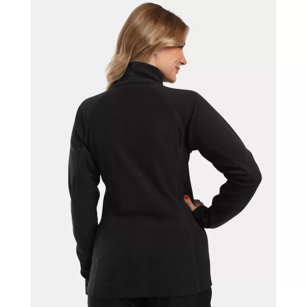  Hanorac de damă din fleece KILPI ALMERI-W WL0213KI NEGRU 
