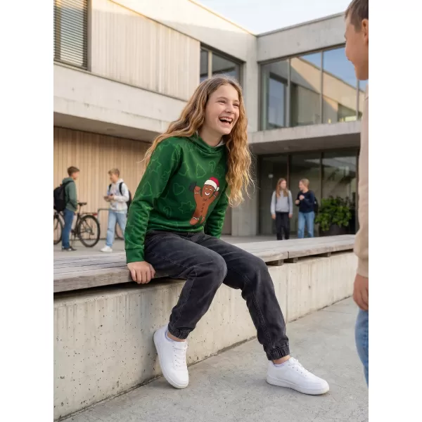  Hanorac funcțional premium pentru copii ALTISPORT VOJ/ALKVN6MI01 VERDE 