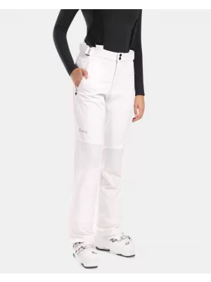 Pantaloni de schi softshell pentru femei KILPI DIONE-W WL0408KI ALB