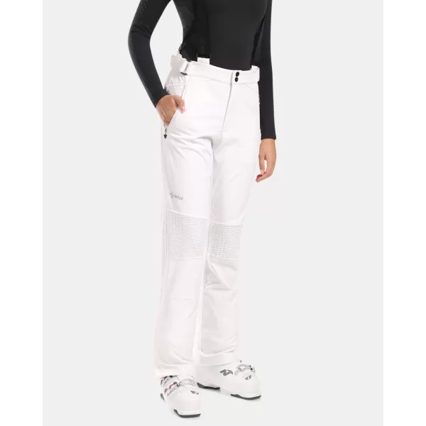  Pantaloni de schi softshell pentru femei KILPI DIONE-W WL0408KI ALB 