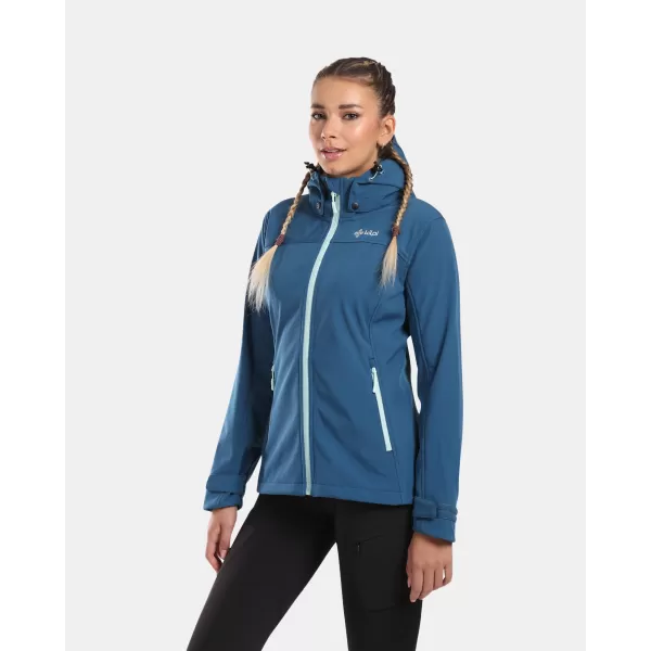  Jachetă softshell de damă KILPI RAVIA-W WL0129KI ALBASTRU ÎNCHIS 