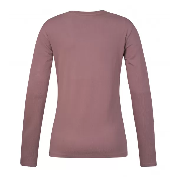  Tricou de damă cu mâneci lungi HANNAH ALERIN TRANDAFIR TAUPE 