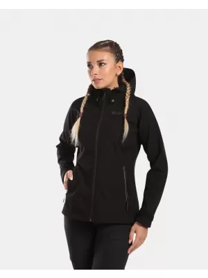 Jachetă softshell de damă KILPI RAVIA-W WL0129KI NEGRU