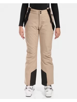 Pantaloni de schi pentru femei KILPI ELARE-W WL0404KI BEJ