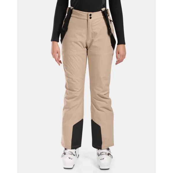  Pantaloni de schi pentru femei KILPI ELARE-W WL0404KI BEJ 