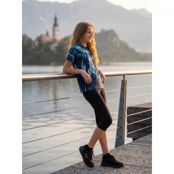  Tricou funcțional premium pentru copii ALTISPORT VOJ/ALK010TR01 ALBASTRU REGAL 