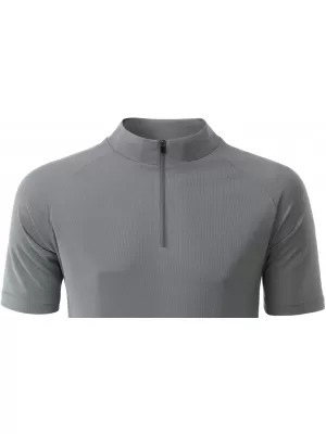 Tricou de ciclism pentru bărbați ALTISPORT NoPrint NP/ALM215NJ ARGINT