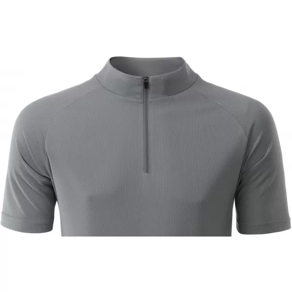  Tricou de ciclism pentru bărbați ALTISPORT NoPrint NP/ALM215NJ ARGINT 