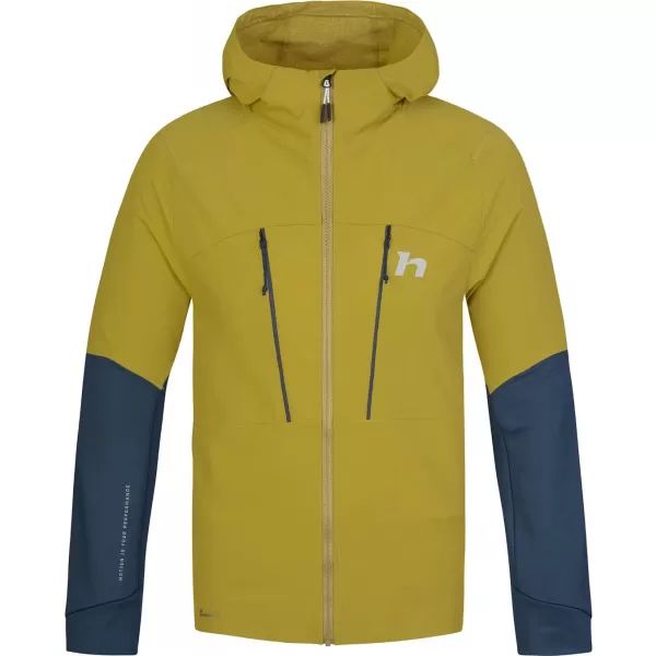  Jachetă pentru bărbați HANNAH TRANE HOODY ULEI DE AVOCADO/MARE STRATIFICATĂ 