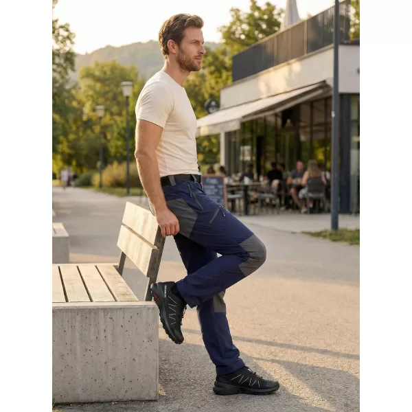  Pantaloni pentru bărbați ALTISPORT NoPrint NP/ALM6021NJ BLEUMARIN/CARBON 