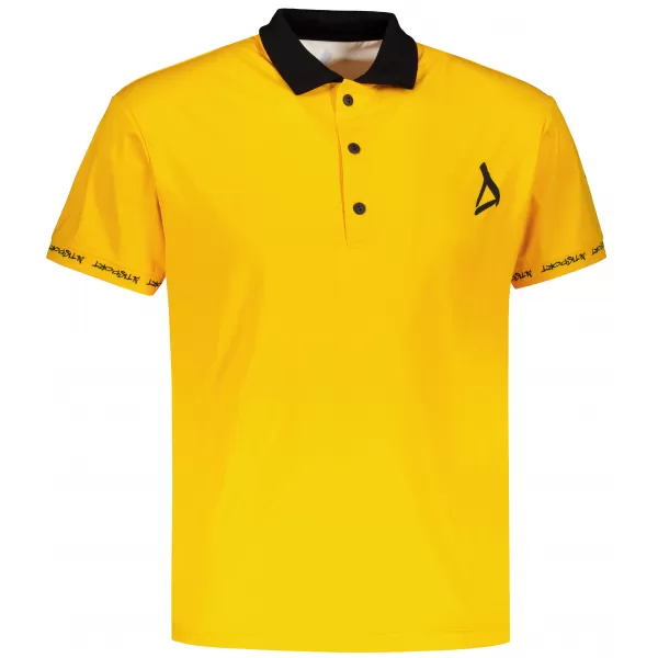  Tricou funcțional pentru bărbați cu guler premium ALTISPORT VOJ/ALM000TR05 PORTOCALE 