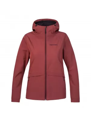 Jachetă softshell pentru femei HANNAH BRIA RUGINIU ARS