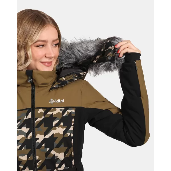  Jachetă de schi pentru femei KILPI CLAIR-W WL0107KI KAKI 