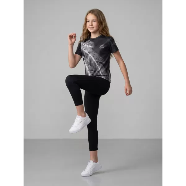  Tricou funcțional premium pentru copii ALTISPORT VOJ/ALK001TR01 NEGRU/GRI 