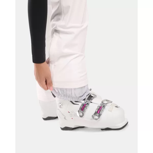  Pantaloni de schi softshell pentru femei KILPI DIONE-W WL0408KI ALB 