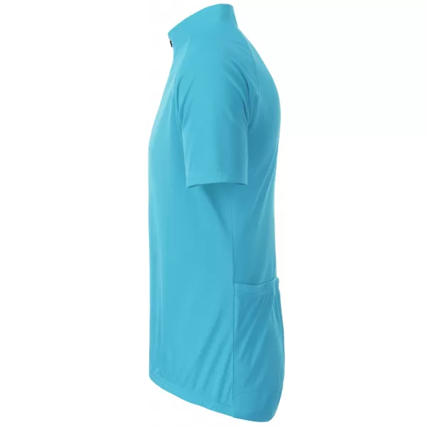 Tricou de ciclism pentru bărbați ALTISPORT NoPrint NP/ALM215NJ TURCOAZ 