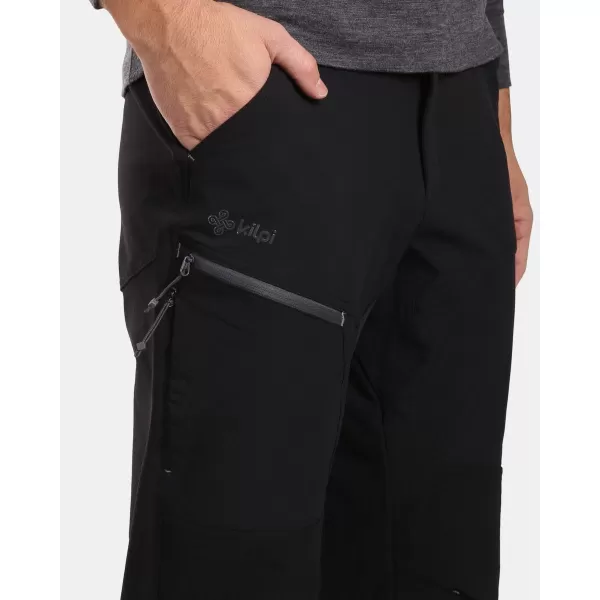  Pantaloni de exterior pentru bărbați KILPI VILLAIN-M WM0411KI NEGRU 