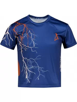 Tricou funcțional premium pentru copii ALTISPORT VOJ/ALK004TR01 BLEUMARIN/MARO