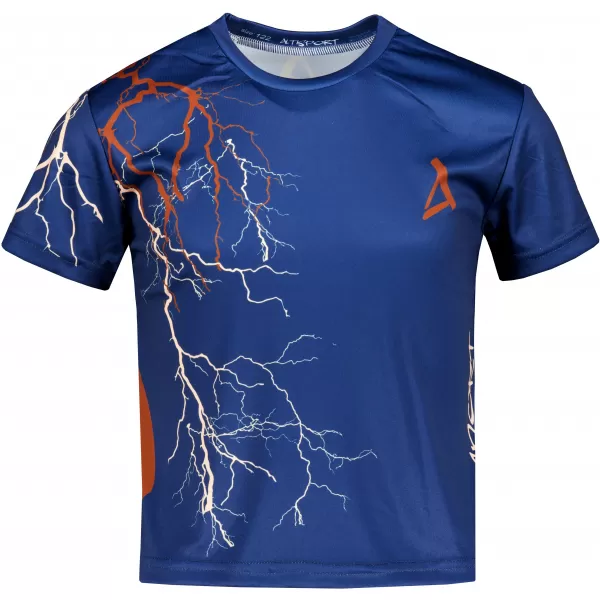  Tricou funcțional premium pentru copii ALTISPORT VOJ/ALK004TR01 BLEUMARIN/MARO 