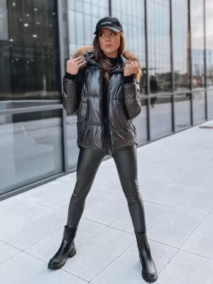 Geacă pentru doamne DSTREET SPARKLE TY3953 NEGRU