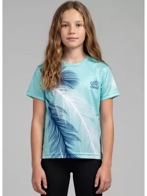 Tricou funcțional premium pentru copii ALTISPORT VOJ/ALK001TR01 ALBASTRU CA GHEATA