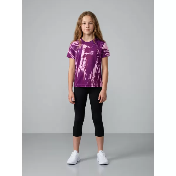  Tricou funcțional premium pentru copii ALTISPORT VOJ/ALK010TR01 VIOLET 