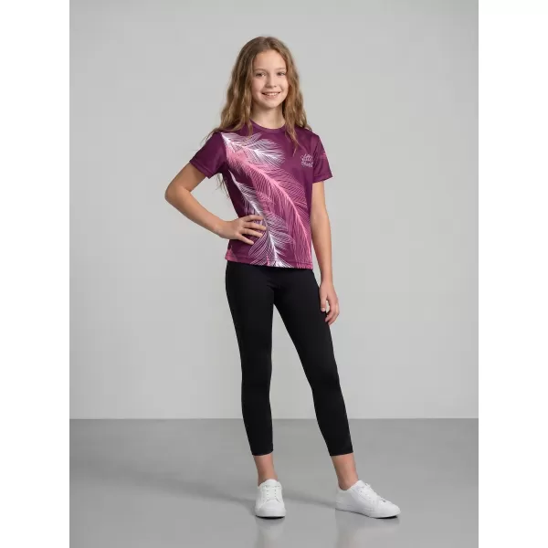  Tricou funcțional premium pentru copii ALTISPORT VOJ/ALK001TR01 FUCSIE 