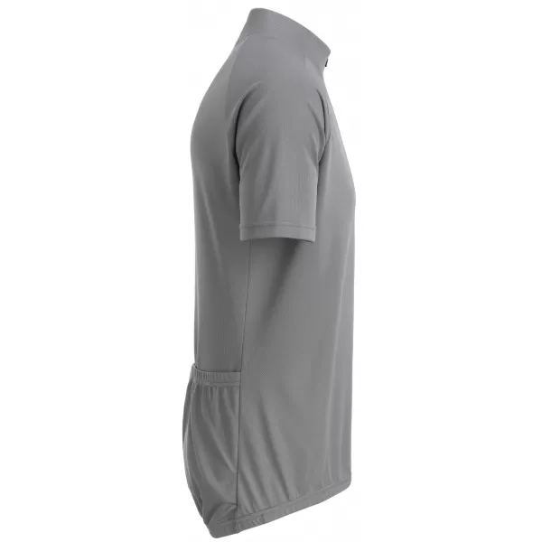  Tricou de ciclism pentru bărbați ALTISPORT NoPrint NP/ALM215NJ ARGINT 