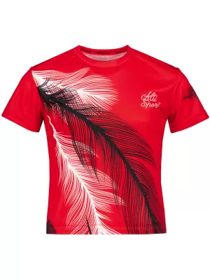 Tricou funcțional premium pentru copii ALTISPORT VOJ/ALK001TR01 ROŞU