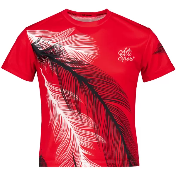  Tricou funcțional premium pentru copii ALTISPORT VOJ/ALK001TR01 ROŞU 