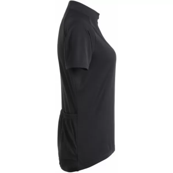  Tricou de ciclism pentru femei ALTISPORT NoPrint NP/ALW115NJ NEGRU 