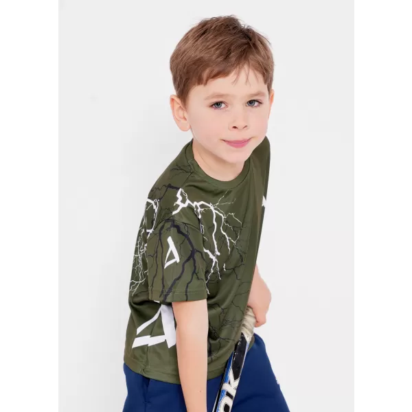 Tricou funcțional premium pentru copii ALTISPORT VOJ/ALK004TR01 MĂSLINE 