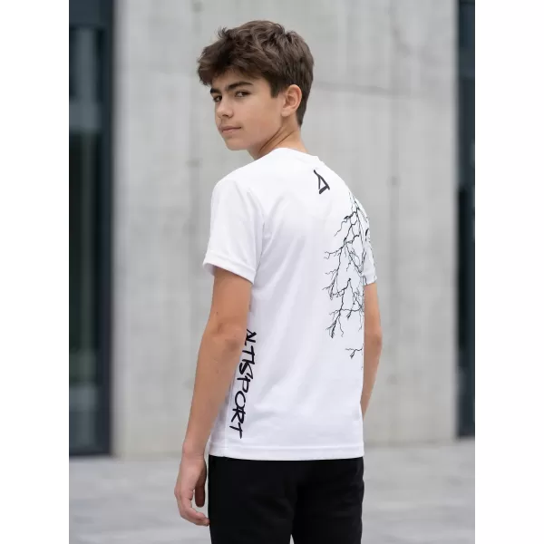  Tricou funcțional premium pentru copii ALTISPORT VOJ/ALK004TR01 ALB 