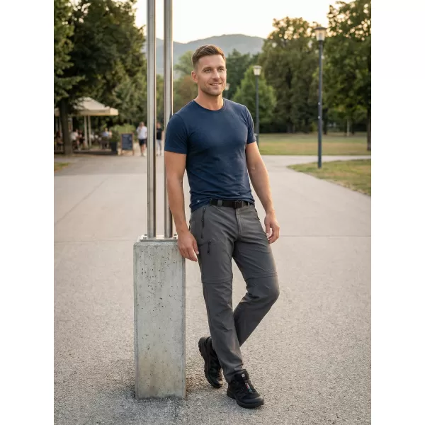  Pantaloni/short pentru bărbați ALTISPORT NoPrint NP/ALM2021NJ CARBON 