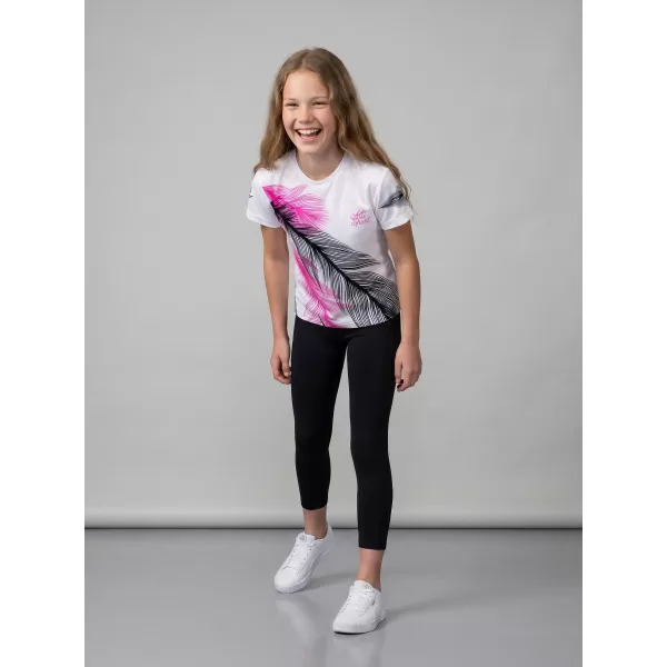  Tricou funcțional premium pentru copii ALTISPORT VOJ/ALK001TR01 ALB 