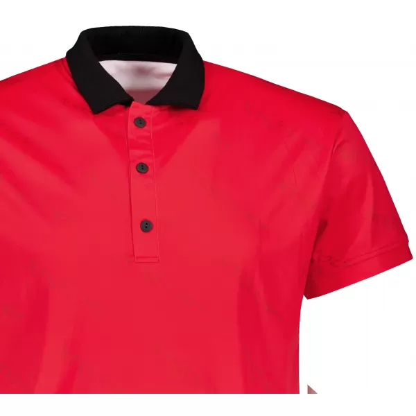  Tricou funcțional pentru bărbați cu guler premium ALTISPORT VOJ/ALM050TR05 ROŞU 