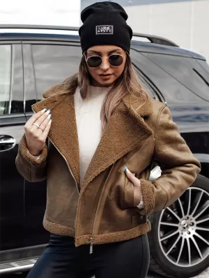 Geacă pentru doamne DSTREET SOFTSTILL TY4747 CARAMEL