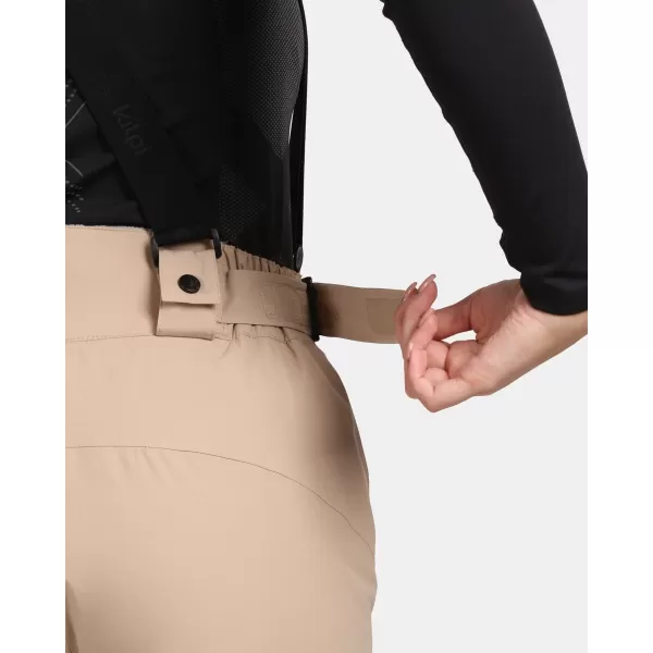  Pantaloni de schi pentru femei KILPI ELARE-W WL0404KI BEJ 