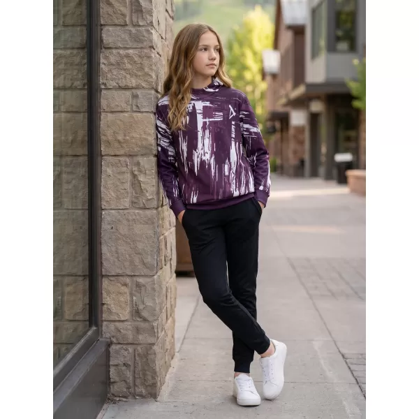  Hanorac funcțional premium pentru copii ALTISPORT VOJ/ALK010MI01 VIOLET/ALB 