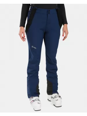 Pantaloni de schi softshell pentru femei KILPI RHEA-W WL0409KI ALBASTRU ÎNCHIS