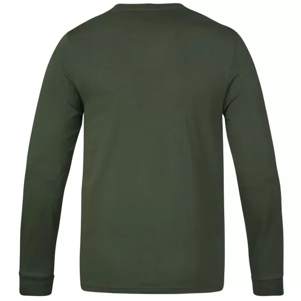  Tricou pentru bărbați cu mâneci lungi HANNAH KIRK II VERDE KOMBU 