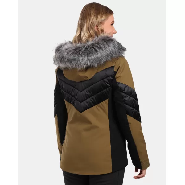  Jachetă de schi pentru femei KILPI LIN-W WL0110KI KAKI 